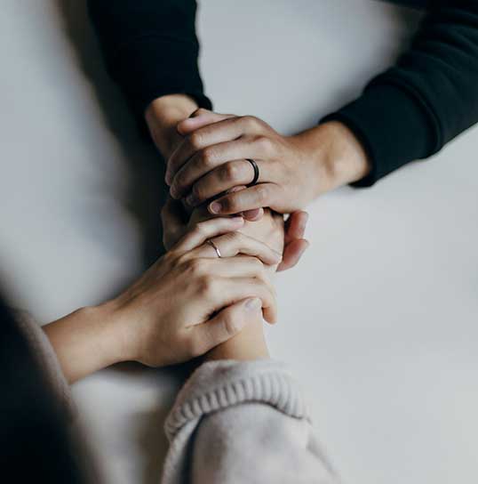 Holding hands symbolizes compassionate support for grief and pet loss support in Victoria, BC