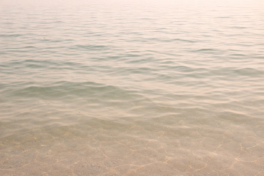Gentle water ripples in soft natural light symbolizing waves of grief (grief counselling blog image Victoria BC)